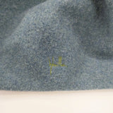 Sybilla ウール ロゴ刺繍 サイズM 帽子 ベレー帽 ブルー レディース シビラ【中古】5-0925T◎