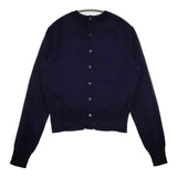 R&D.M.Co- WEEKEND HILL バックボタン シルク ウール 定価41800円 no.5200 セーター ニット ネイビー レディース オールドマンズテーラー【中古】5-0906T∞
