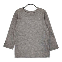 45R/45rpm コットン 綿100％ サイズ2 長袖Ｔシャツ カットソー ロンＴ グレー レディース フォーティーファイブアールピーエム【中古】5-0411M♪
