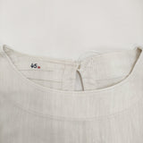 45R/45rpm リネンキュプラツイルTシャツ 定価25300円 ブラウス オフホワイト レディース フォーティーファイブアールピーエム【中古】5-0411M♪