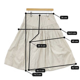 45R/45rpm 7084019 くてくてコーデュロイのギャザーキュロット 定価49500円 キュロット オフホワイト レディース フォーティーファイブアールピーエム【中古】5-0914T△