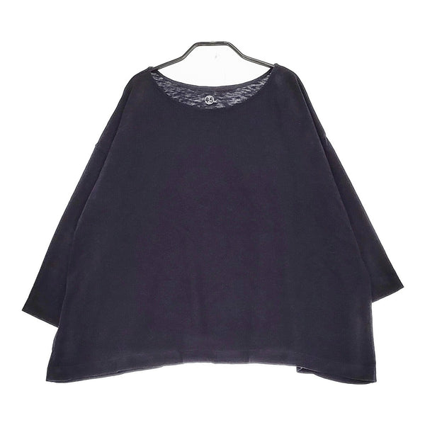 45R/45rpm コットン100％ サイズ0 長袖Ｔシャツ カットソー ロンＴ ネイビー レディース フォーティーファイブアールピーエム【中古】5-0411M♪
