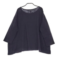 45R/45rpm コットン100％ サイズ0 長袖Ｔシャツ カットソー ロンＴ ネイビー レディース フォーティーファイブアールピーエム【中古】5-0411M♪