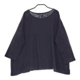 45R/45rpm コットン100％ サイズ0 長袖Ｔシャツ カットソー ロンＴ ネイビー レディース フォーティーファイブアールピーエム【中古】5-0411M♪
