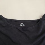 45R/45rpm コットン100％ サイズ0 長袖Ｔシャツ カットソー ロンＴ ネイビー レディース フォーティーファイブアールピーエム【中古】5-0411M♪