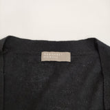 MARGARET HOWELL 578-9164004 サイズ2 リネンコットン カーディガン ブラック レディース マーガレットハウエル【中古】5-0411M♪