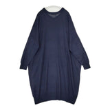 mizuiro-ind Vネックワンピース 3-228502 定価13200円 ニット ワンピース ネイビー レディース ミズイロインド【中古】5-0929T∞