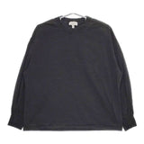 HYKE 202-12231 LONG-SLV TEE コットン 長袖Ｔシャツ カットソー ロンＴ ブラック レディース ハイク【中古】5-0326M∞