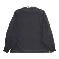 HYKE 202-12231 LONG-SLV TEE コットン 長袖Ｔシャツ カットソー ロンＴ ブラック レディース ハイク【中古】5-0326M∞