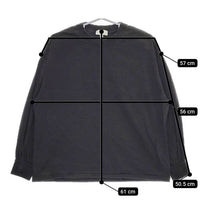 HYKE 202-12231 LONG-SLV TEE コットン 長袖Ｔシャツ カットソー ロンＴ ブラック レディース ハイク【中古】5-0326M∞