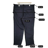 Mr.GENTLEMAN ウール パンツ 濃紺 ネイビー メンズ ミスタージェントルマン【中古】5-1027T∞