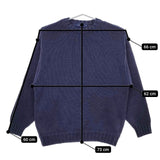 NAUTICA XXL コットン セーター ニット ネイビー メンズ ノーティカ【中古】5-0428M∞