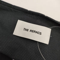 THE RERACS 半袖 コットン ストライプ ワンピース ブラック ホワイト レディース ザリラクス【中古】5-0517S∞