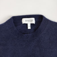 DEREK LAM 10 Crosby カシミヤ セーター ニット ネイビー レディース デレクラム【中古】5-0929T∞