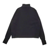 THE RERACS TURTLENECK LONG SLEEVE T-SHIRT タートルネック長袖Tシャツ カットソー ロンT 23AW ブラック レディース ザリラクス【中古】5-0213T♪