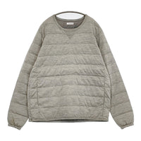 nanamica Down Pull Over 光電子ダウンセーター サイズXL SUAF612 定価41800円 ブルゾン グレー メンズ ナナミカ【中古】5-0920T♪
