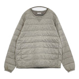 nanamica Down Pull Over 光電子ダウンセーター サイズXL SUAF612 定価41800円 ブルゾン グレー メンズ ナナミカ【中古】5-0920T♪