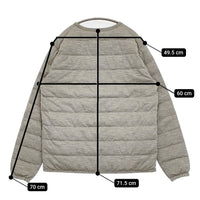 nanamica Down Pull Over 光電子ダウンセーター サイズXL SUAF612 定価41800円 ブルゾン グレー メンズ ナナミカ【中古】5-0920T♪