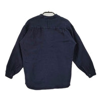 Graphpaper GM173-5002 カシミヤウール 長袖シャツ ネイビー レディース グラフペーパー【中古】5-0929T∞