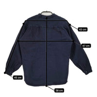 Graphpaper GM173-5002 カシミヤウール 長袖シャツ ネイビー レディース グラフペーパー【中古】5-0929T∞