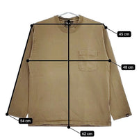 THE NORTH FACE L/S GD Heavy Cotton Tee NT81831 長袖Ｔシャツ カットソー ロンＴ カーキ メンズ ザノースフェイス【中古】5-0326M∞
