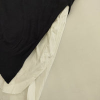 SOCIETE ANONYME イタリア製 L レイヤード ニット ブラウス シャツ ネイビー ホワイト レディース ソシエテアノニム【中古】5-0326M∞