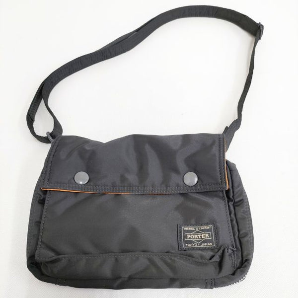 PORTER タンカー マルチポーチ  ショルダーバッグ ブラック メンズ ポーター【中古】5-0504G∞