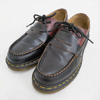 MM6/Dr.Martens 1461 PENTON MASH UP Oxblood 定価66000円 UK5 ローファー 24AW ブラック レディース エムエム6/ドクターマーチン【中古】5-0213G♪