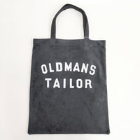 R&D.M.Co- 新品 OMT PRINT GOATSUEDE BAG 定価46200円 レザートートバッグ スウェード 革 omt-aw1020 トートバッグ ブラック レディース オールドマンズテーラー【中古】5-0306G◎