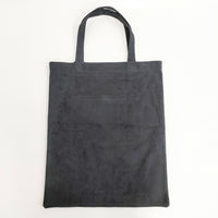 R&D.M.Co- 新品 OMT PRINT GOATSUEDE BAG 定価46200円 レザートートバッグ スウェード 革 omt-aw1020 トートバッグ ブラック レディース オールドマンズテーラー【中古】5-0306G◎
