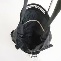 R&D.M.Co- 新品 OMT PRINT GOATSUEDE BAG 定価46200円 レザートートバッグ スウェード 革 omt-aw1020 トートバッグ ブラック レディース オールドマンズテーラー【中古】5-0306G◎