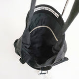 R&D.M.Co- 新品 OMT PRINT GOATSUEDE BAG 定価46200円 レザートートバッグ スウェード 革 omt-aw1020 トートバッグ ブラック レディース オールドマンズテーラー【中古】5-0306G◎