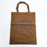 R&D.M.Co- 新品 PRINT TOTE BAG プリントトートバック 定価9900円 CORDUROY BRN omt-aw1025 トートバッグ ブラウン レディース オールドマンズテーラー【中古】5-0306G◎