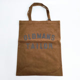 R&D.M.Co- 新品 PRINT TOTE BAG プリントトートバック 定価9900円 CORDUROY BRN omt-aw1025 トートバッグ ブラウン レディース オールドマンズテーラー【中古】5-0306G◎