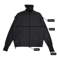 THE RERACS タートルネック カットソー 21AW ブラック レディース ザリラクス【中古】5-0929T∞