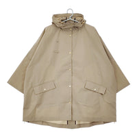 le coq sportif 新品 ポンチョコート 定価28000円 ナイロン コート ベージュ ユニセックス ルコックスポルティフ【中古】5-0411M♪