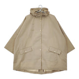 le coq sportif 新品 ポンチョコート 定価28000円 ナイロン コート ベージュ ユニセックス ルコックスポルティフ【中古】5-0411M♪