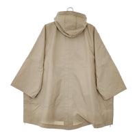 le coq sportif 新品 ポンチョコート 定価28000円 ナイロン コート ベージュ ユニセックス ルコックスポルティフ【中古】5-0411M♪