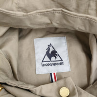 le coq sportif 新品 ポンチョコート 定価28000円 ナイロン コート ベージュ ユニセックス ルコックスポルティフ【中古】5-0411M♪