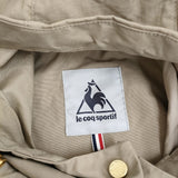 le coq sportif 新品 ポンチョコート 定価28000円 ナイロン コート ベージュ ユニセックス ルコックスポルティフ【中古】5-0411M♪