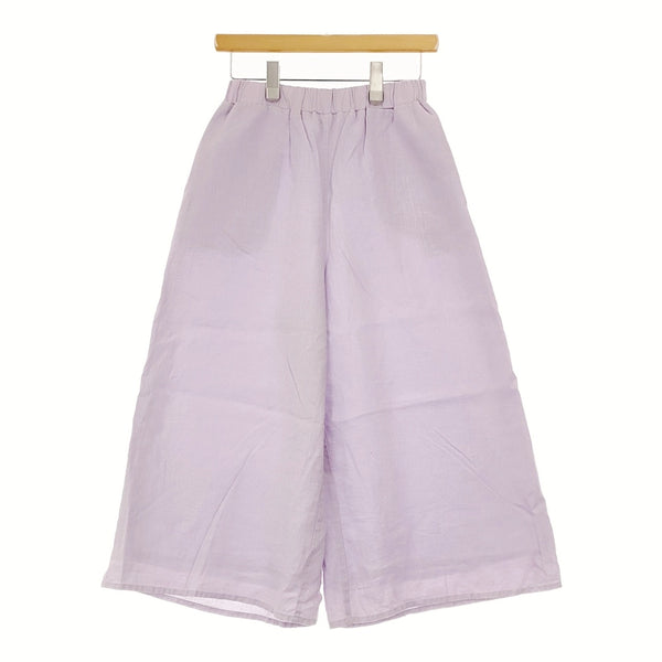 URBAN RESEARCH リネンワイドパンツ UL14-OM0414 イージー パンツ ラベンダー レディース アーバンリサーチ【中古】5-0411M♪