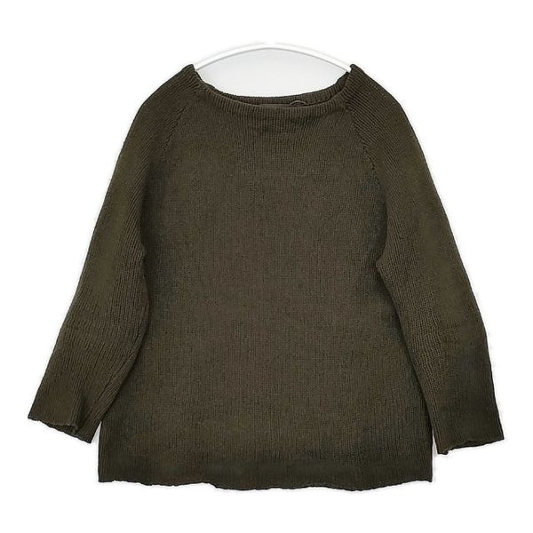 RALPH LAUREN ウールカシミヤ セーター ニット グリーン レディース ラルフローレン【中古】5-1001T∞