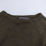 RALPH LAUREN ウールカシミヤ セーター ニット グリーン レディース ラルフローレン【中古】5-1001T∞