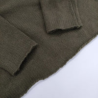 RALPH LAUREN ウールカシミヤ セーター ニット グリーン レディース ラルフローレン【中古】5-1001T∞