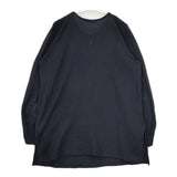 45R/45rpm ウール プルオーバー ハーフボタン セーター ニット ネイビー レディース フォーティーファイブアールピーエム【中古】5-1013T∞