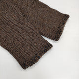 45R/45rpm コンチョボタン ウール ニット サイズ2 チュニック ブラウン レディース フォーティーファイブアールピーエム【中古】5-1104T△