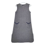 45R/45rpm リネンニットデニムワンピース ノースリーブ インディゴ ワンピース ネイビー レディース フォーティーファイブアールピーエム【中古】5-0517S∞