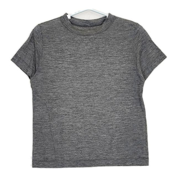 45R/45rpm ラミー天竺45星Tシャツ 半袖Ｔシャツ カットソー グレー レディース フォーティーファイブアールピーエム【中古】5-0517S∞