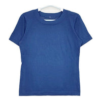 45R/45rpm シルクニットソー45星Tシャツ 半袖Ｔシャツ カットソー ブルー レディース フォーティーファイブアールピーエム【中古】5-0517S∞
