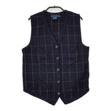 RALPH LAUREN メリノウール ニット ジレ ベスト ネイビー レディース ラルフローレン【中古】5-1001T∞